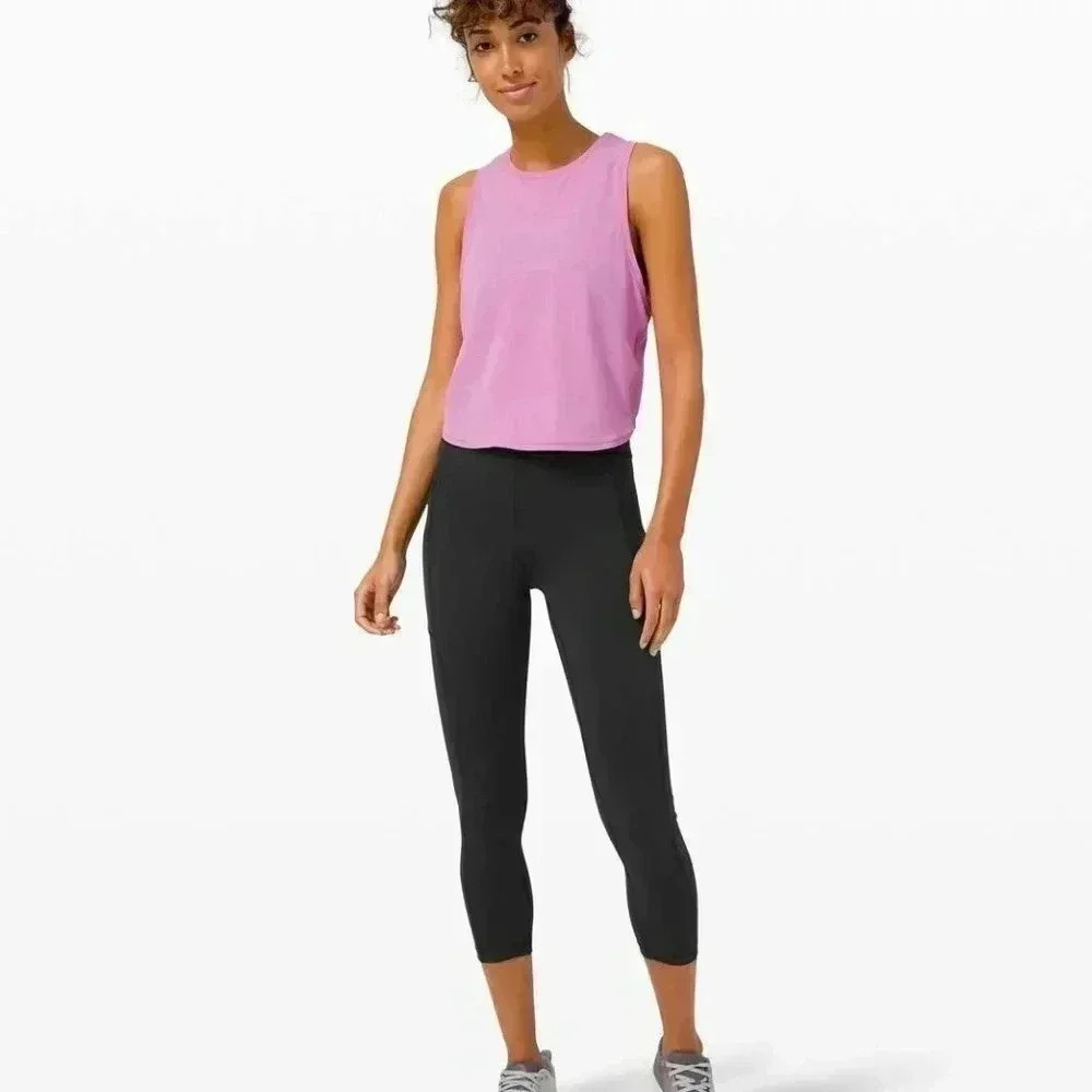 Lululemon Invigorate High-Rise Crop 23"Black
